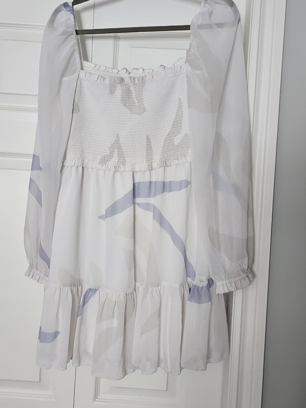 Wilfred White Smocked Ruffle Top - Picture 2 of 4